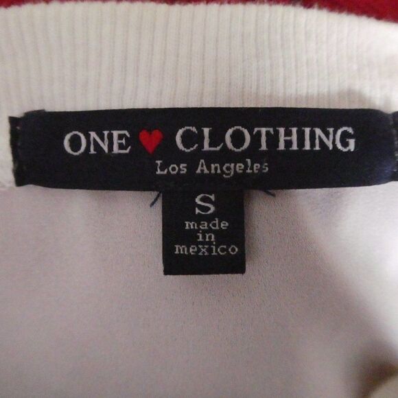 One Clothing Los Angeles Floral Sleeveless Blouse White Contrast Colorful Flower - Picture 5 of 8